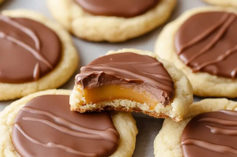 Easy Twix Cookies