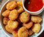 Fried King Oyster Mushroom Bites