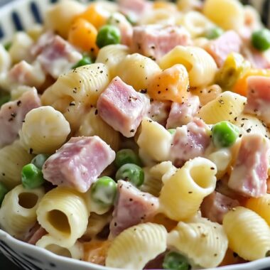 Ham and Shell Salad
