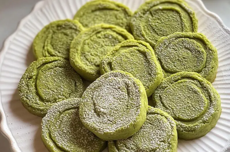 Matcha Butter Cookies