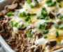 Mushroom Cheeseburger Casserole