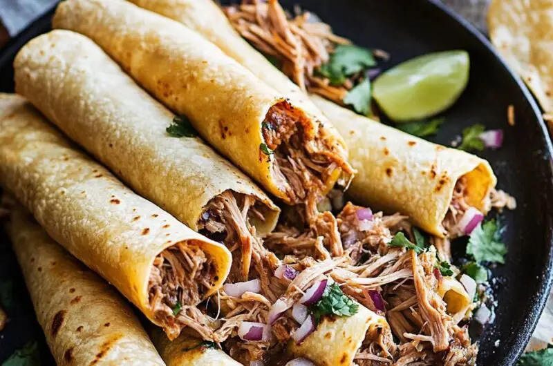 Pulled Pork Taquitos
