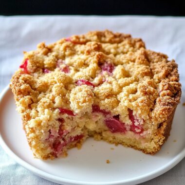 Rhubarb Buckle