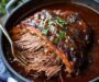 Slow-Cooked Caramelized Pulled Beef Brisket