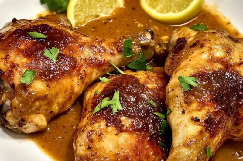 Slow-Cooked Barbecue Chicken