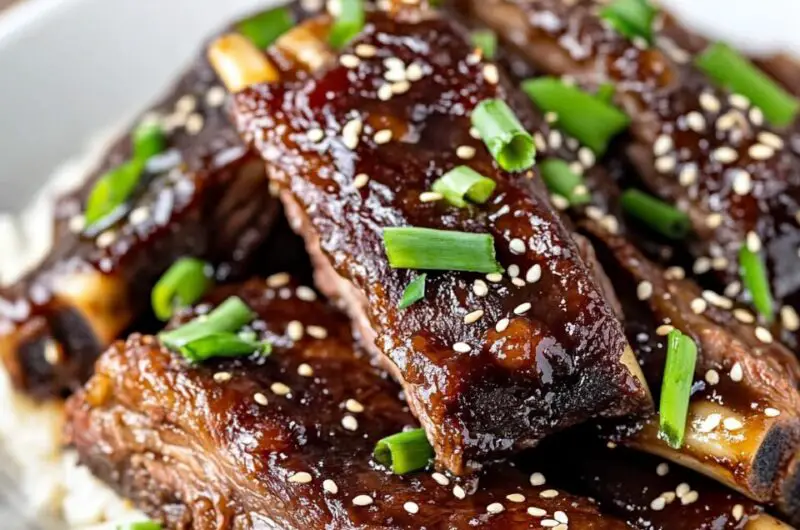Slow Cooker Korean Beef Short Ribs