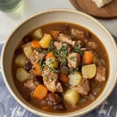 Slow Cooked Pork Stew
