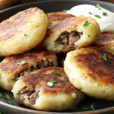 Stuffed Potato Cakes