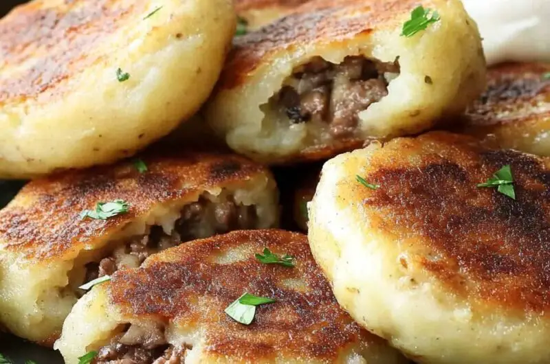 Stuffed Potato Cakes