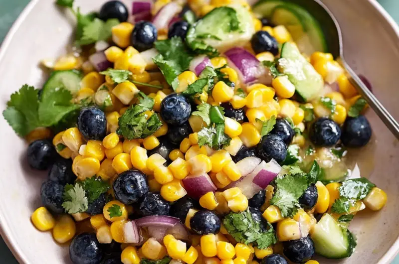 Corn and Blueberry Summer Salad
