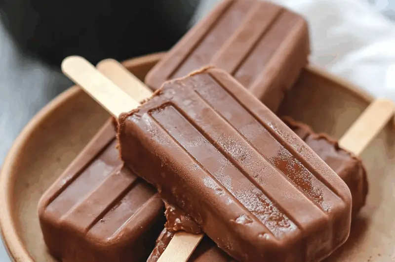 Creamy Homemade Fudgesicles
