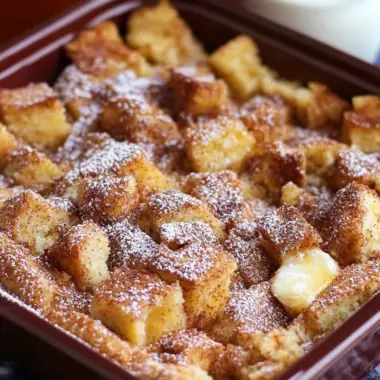 Cinnamon Vanilla French Toast Bake
