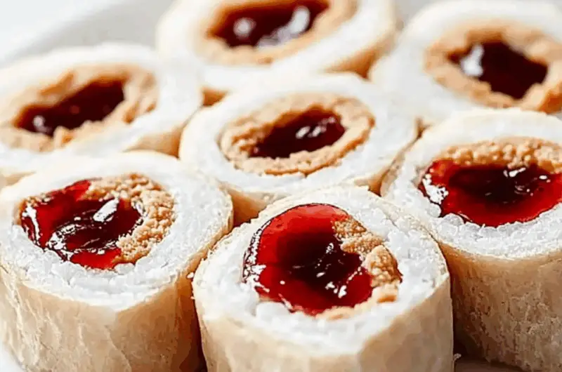 Peanut Butter and Jelly Sushi