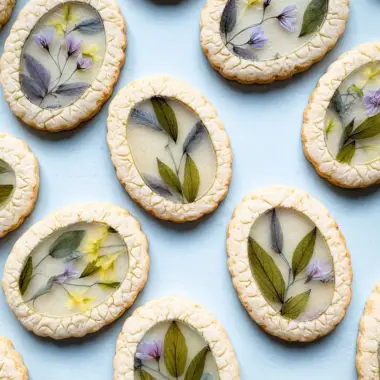 Earl Grey Stained Glass Cookies