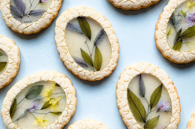 Earl Grey Stained Glass Cookies