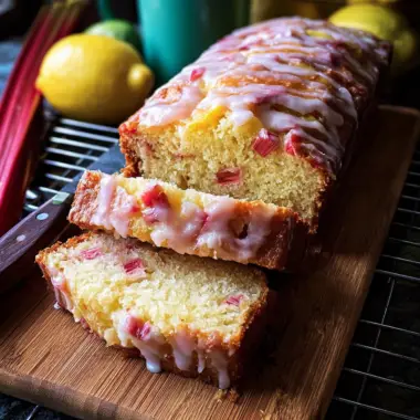 Lemon Rhubarb Loaf