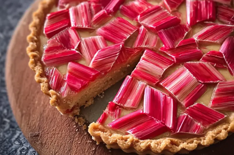 Rhubarb Frangipane Tart
