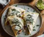 Tetelas with Black Beans and Quesillo