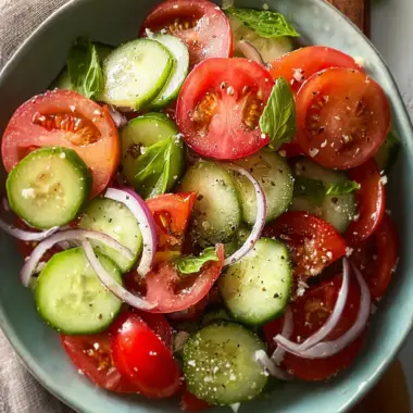 Cucumber Tomato Salad