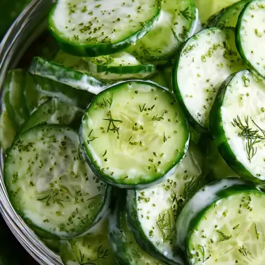 Ranch Cucumbers