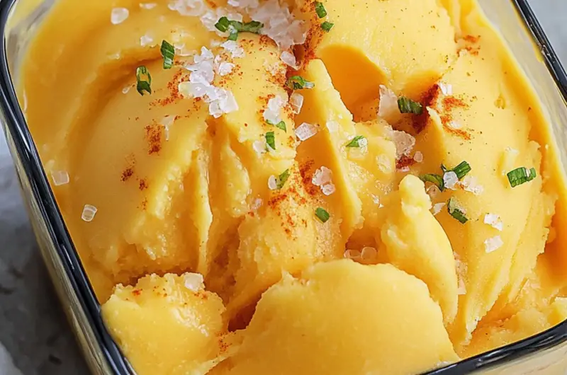 Chili Lime Mango Sorbet
