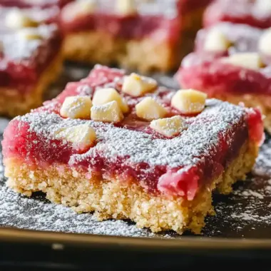 Best Rhubarb Curd Bars