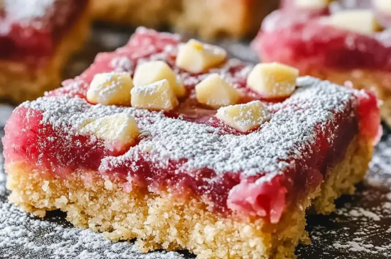 Best Rhubarb Curd Bars