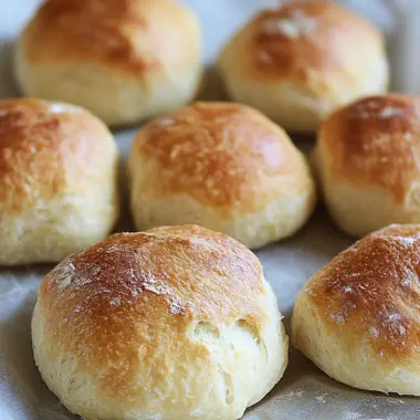 No-Knead Crusty Rolls