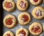 Rhubarb Thumbprint Cookies