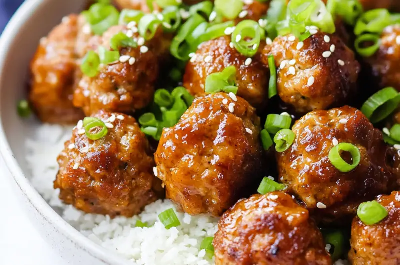 Teriyaki Pineapple Meatballs
