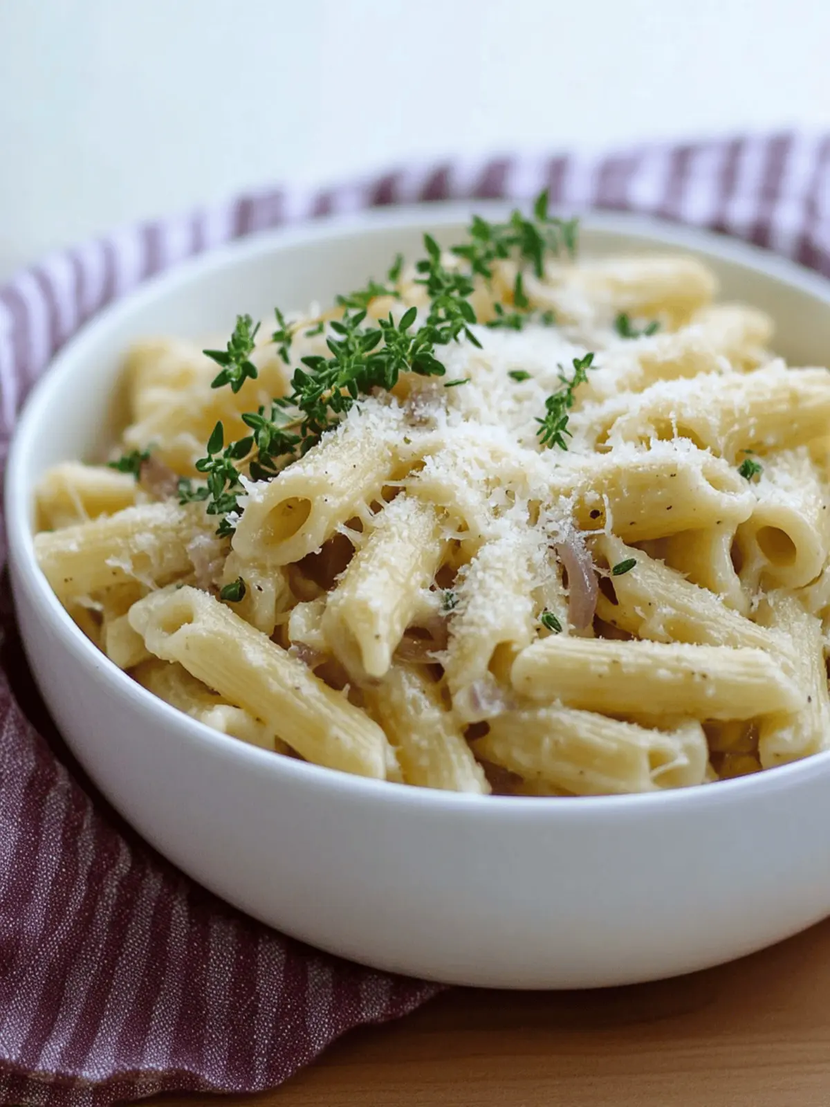 French Onion Pasta
