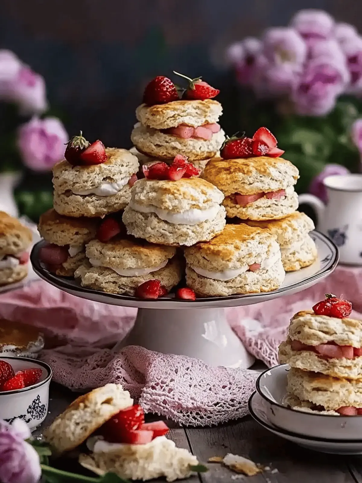 Sourdough Scones with Rhubarb: Spring's Sweet Surprise