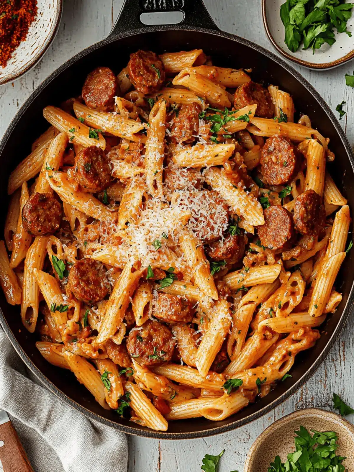 Cajun Sausage Pasta