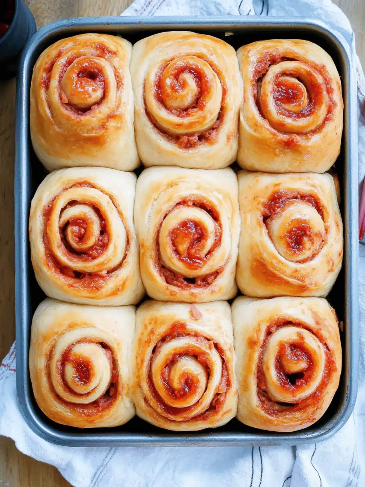 Sweet Sourdough Rhubarb Sweet Rolls for Spring Indulgence