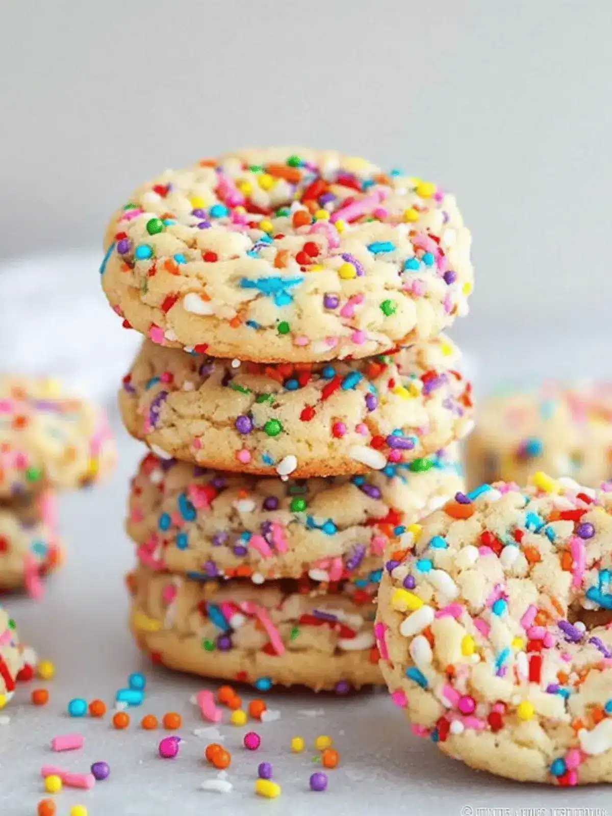 Chewy Sprinkle Cookies: Quick, Fun Bliss in 30 Minutes