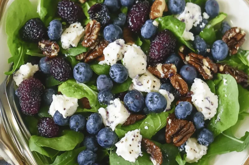 Blueberry Goat Cheese Salad