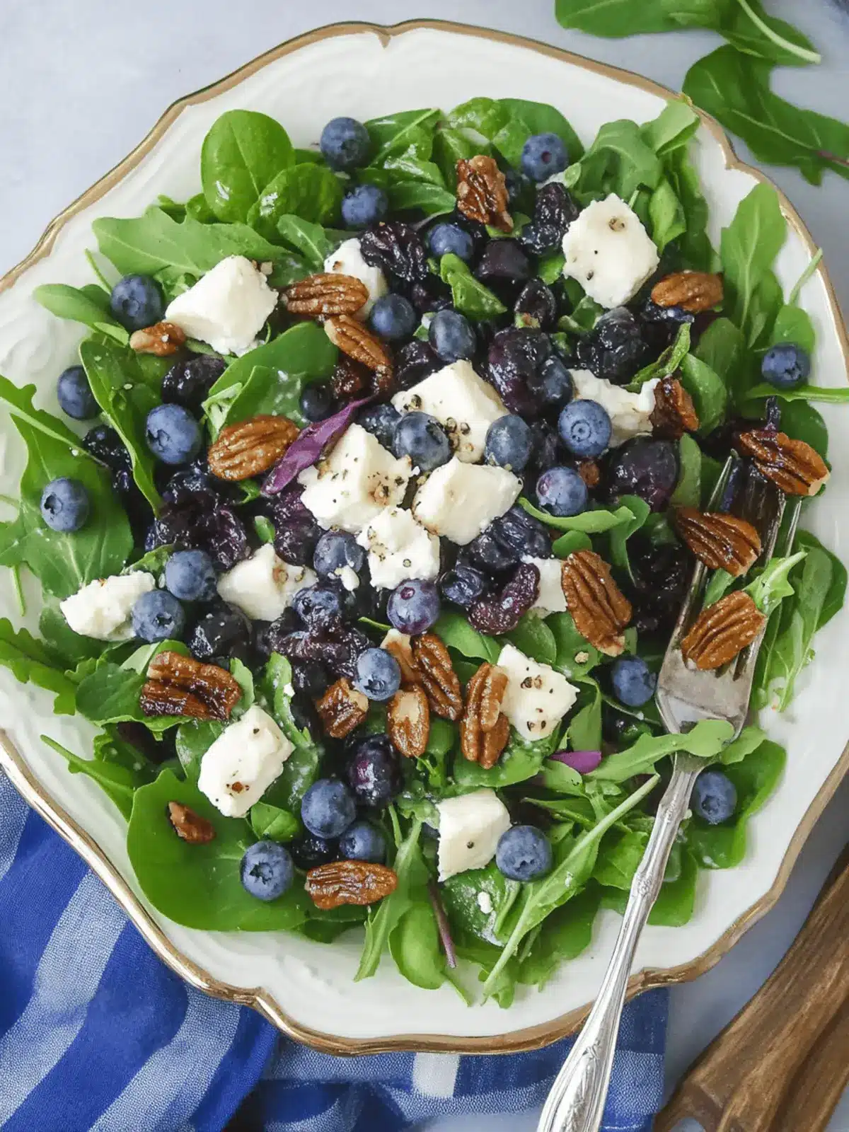 Blueberry Goat Cheese Salad