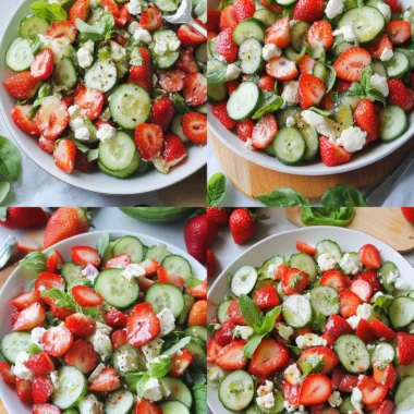 Strawberry Cucumber Salad