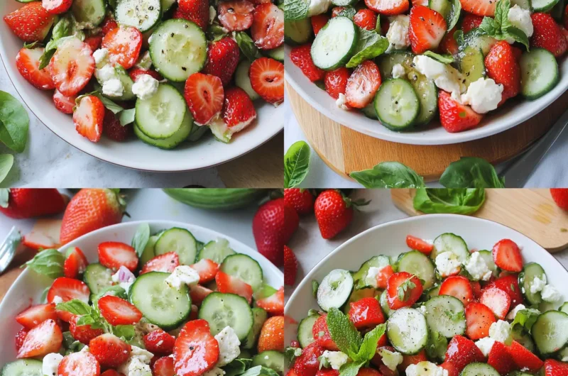 Strawberry Cucumber Salad