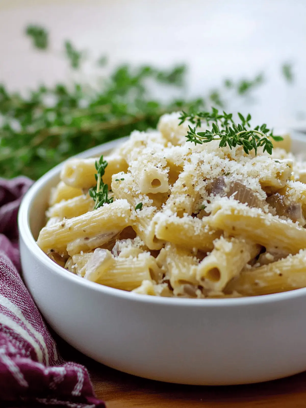 Creamy French Onion Pasta in One Pot for Cozy Nights