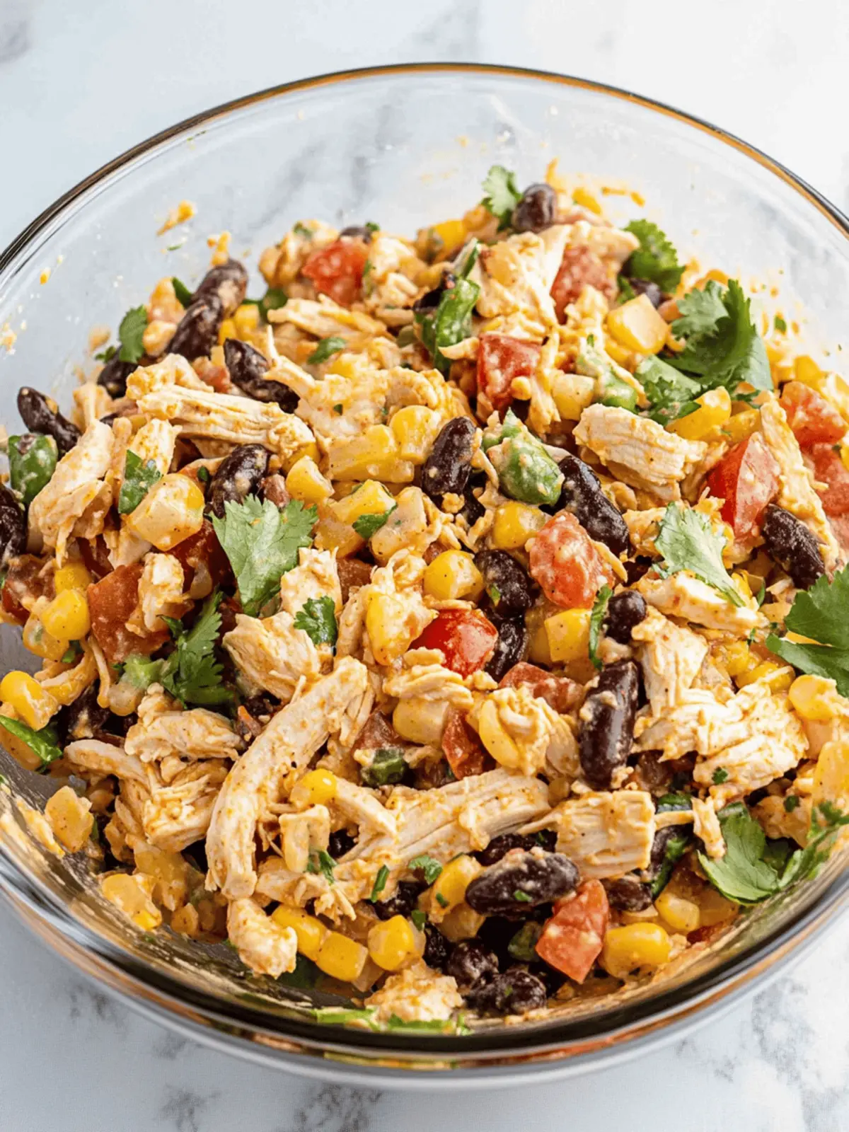 Zesty Southwest Chicken Salad for a Bold Lunch Delight