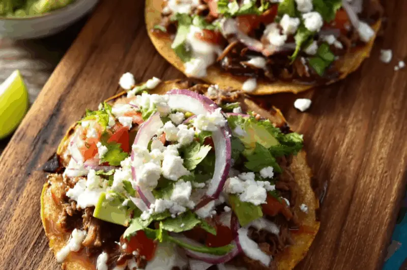 Traditional Mexican Tostadas
