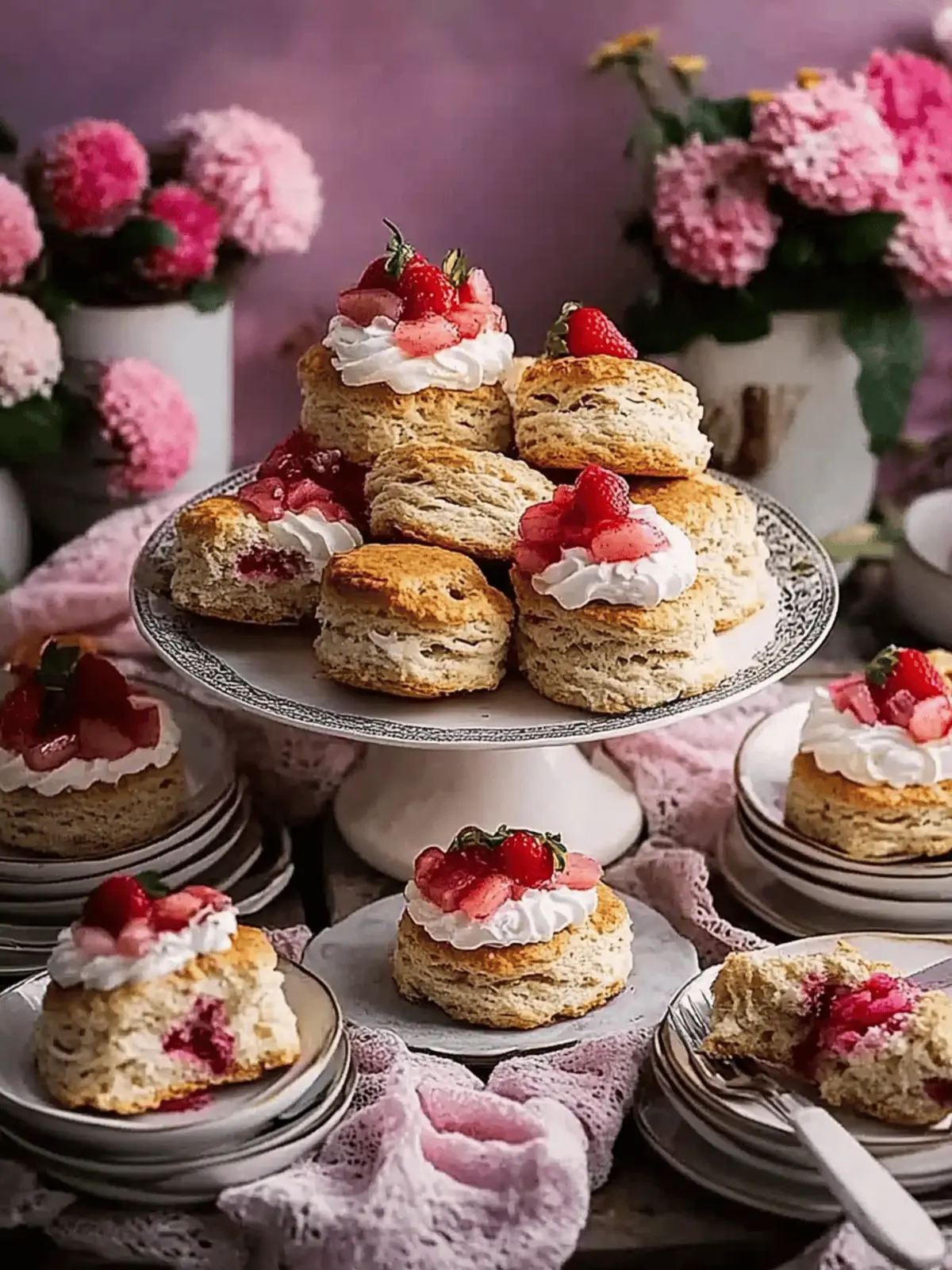 Sourdough Scones with Rhubarb: Spring's Sweet Surprise