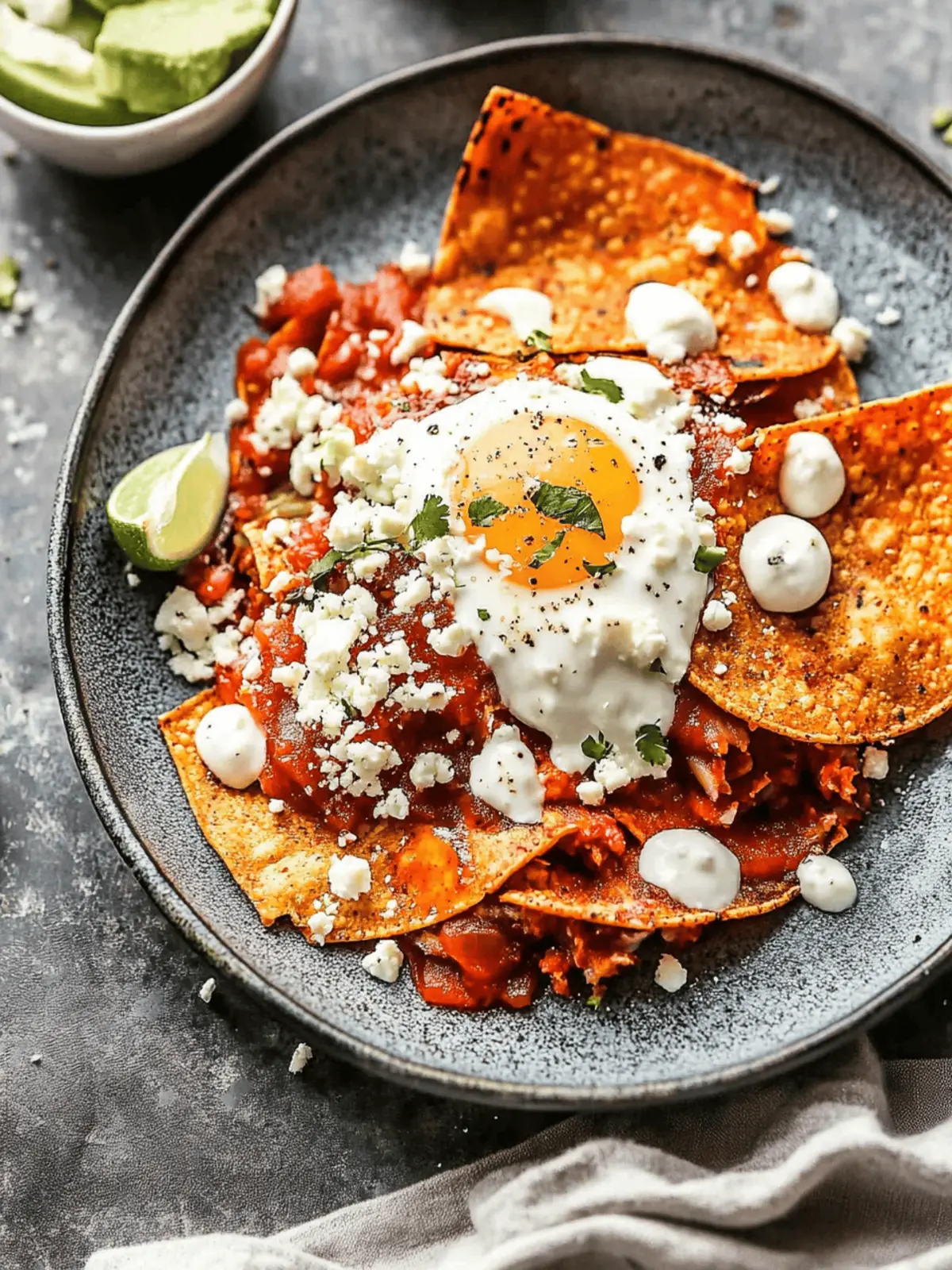 Crispy Chilaquiles with Red and Green Sauce for Breakfast Bliss