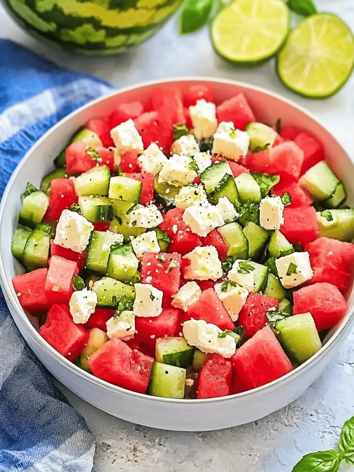 Watermelon Feta Salad