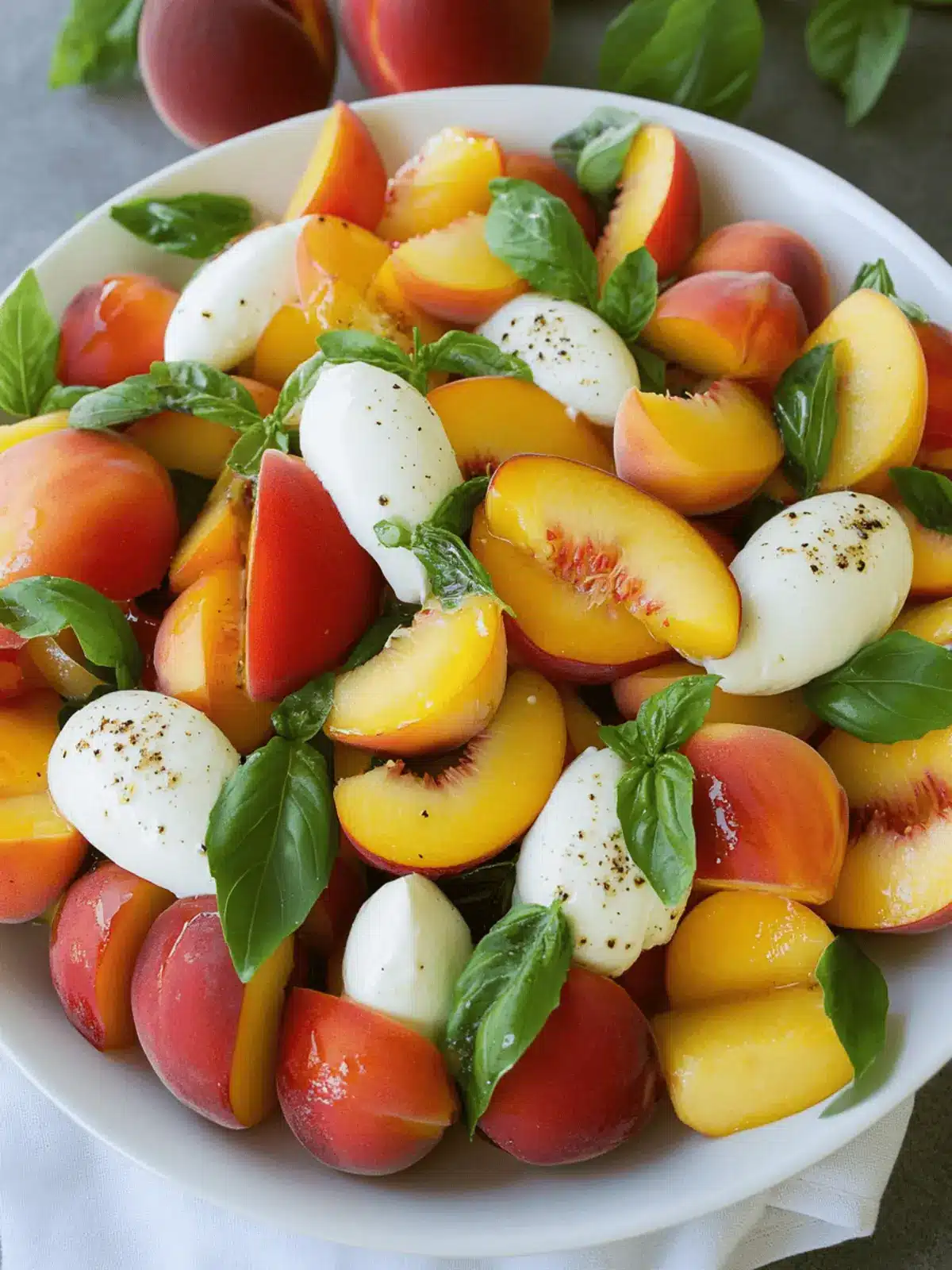 Peach Caprese Salad