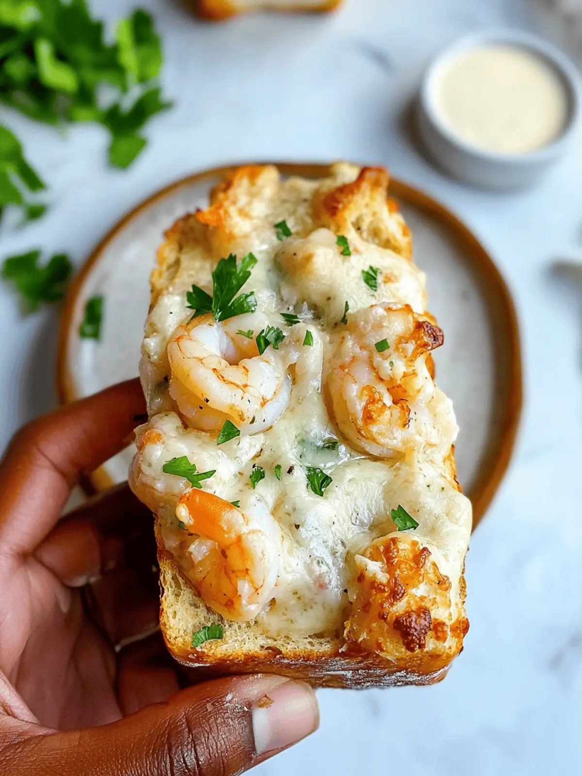 Savor Shrimp & Jumbo Lump Crab Garlic Bread Bliss Today