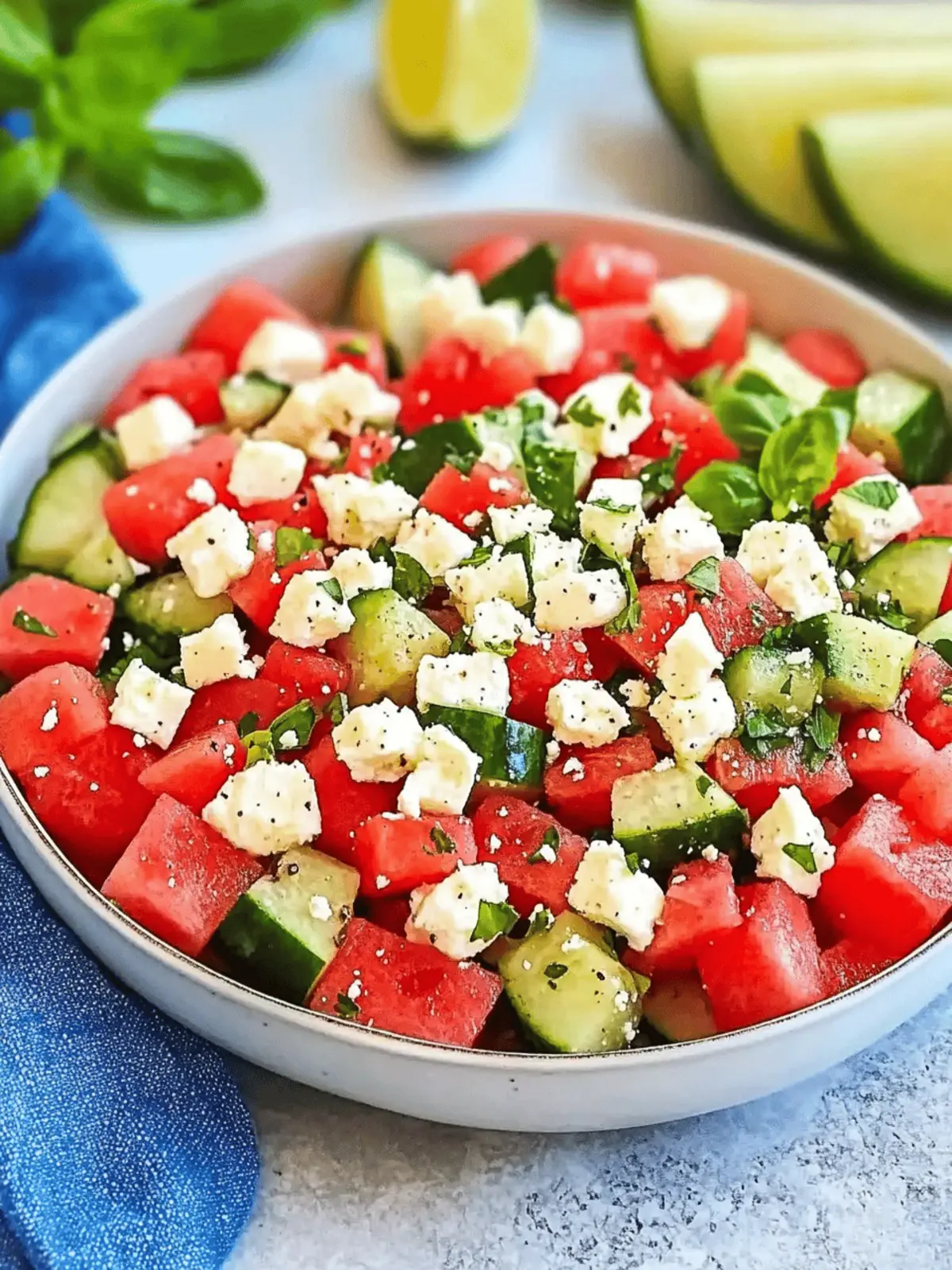 Watermelon Feta Salad
