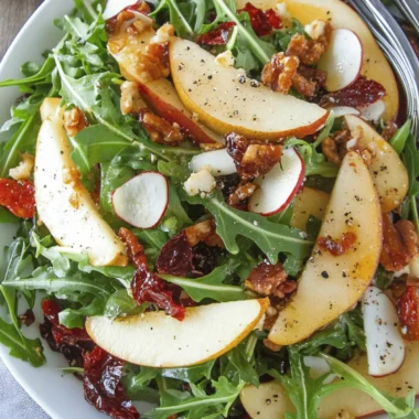Pear Arugula Salad