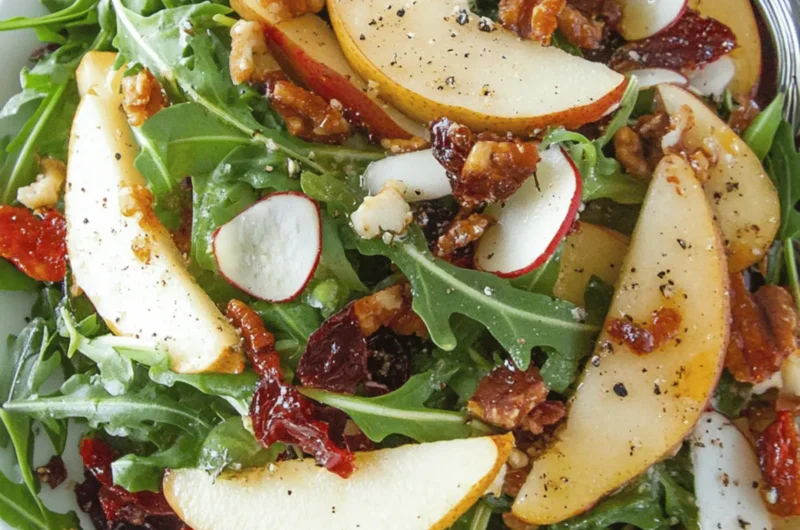 Pear Arugula Salad